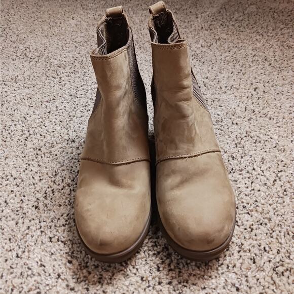 Sorel Joan of Arctic Wedge II Chelsea Boots NL3022-240 Size 7.5 Tan - Picture 2 of 9